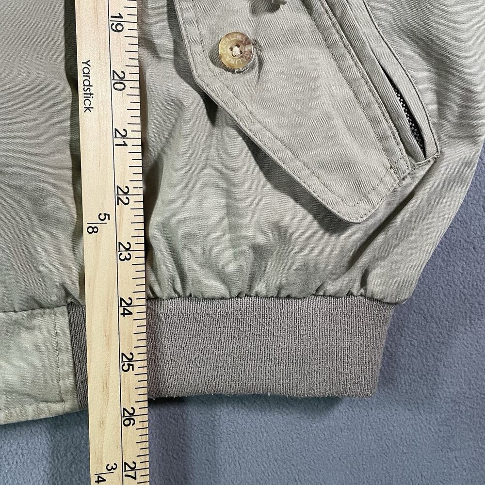 Vintage La Paz By Catalina Bomber Jacket Full Zip Lined Tan Men’s L Grandpacore - Picture 6 of 11